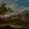 Arcadian Landscape with Fishermen
