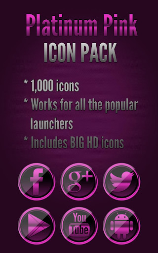 Pink Platinum - Icon Pack