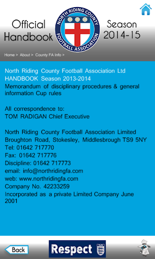 【免費運動App】North Riding County FA-APP點子