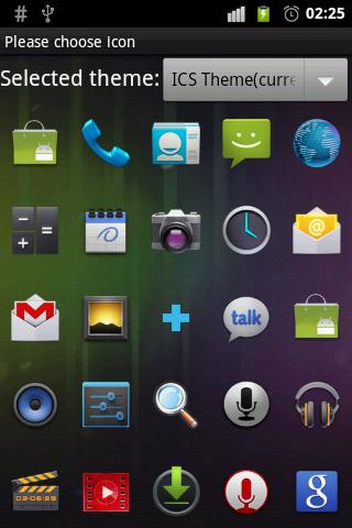 ICS Theme Go Launcher Ex v1.0