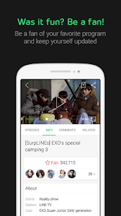 LINE TV - náhled