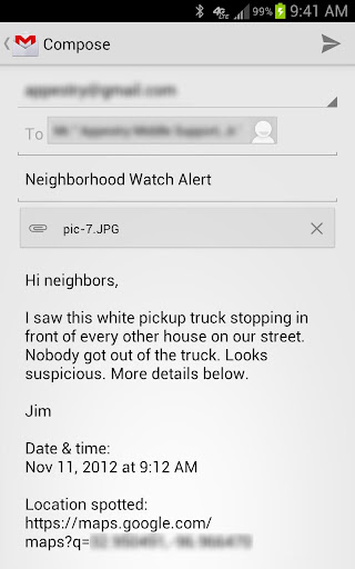 【免費通訊App】Neighborhood Crime Watch-APP點子