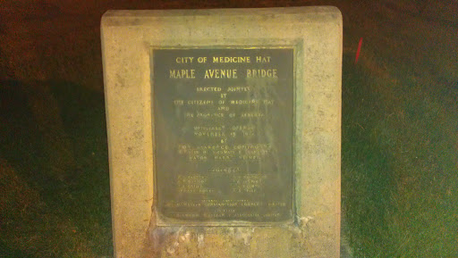 Maple Avenue Bridge Monument