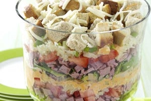 Layered Salad Reuben-Style
