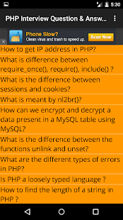 PHP Interview Question Answers Screenshots 2