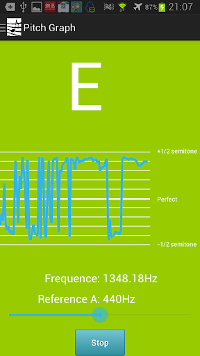 Pitch Graph - Tuner