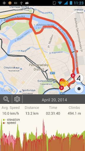 Velotton : bicycle tracker app