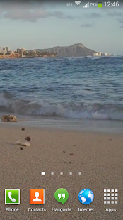 download Beach Waves Live Wallpaper HD free