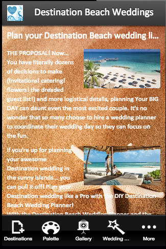 Destination Beach Weddings