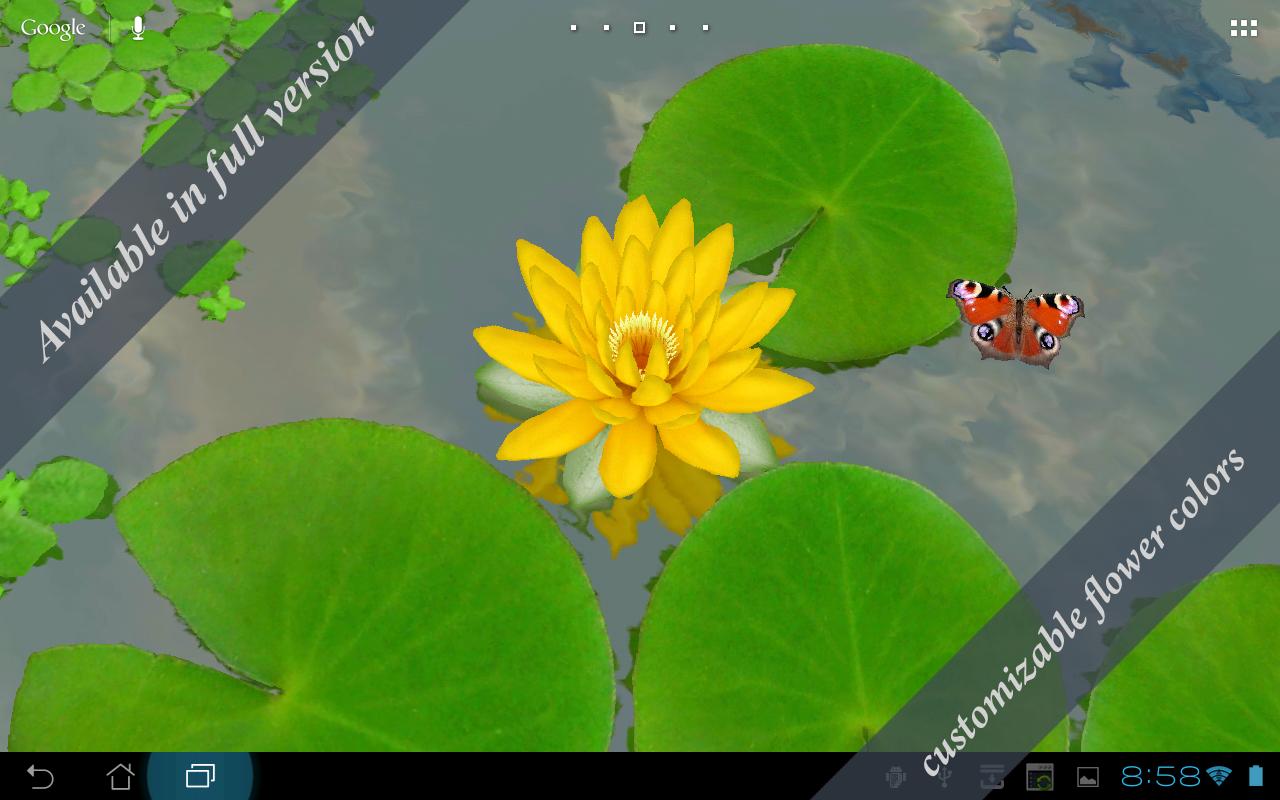3D Lotus Live Wallpaper Free - Android Apps on Google Play