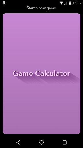 Game Calculator