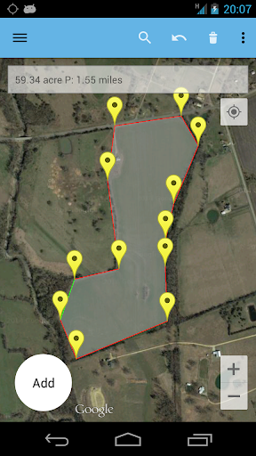 AndMeasure Area Distance