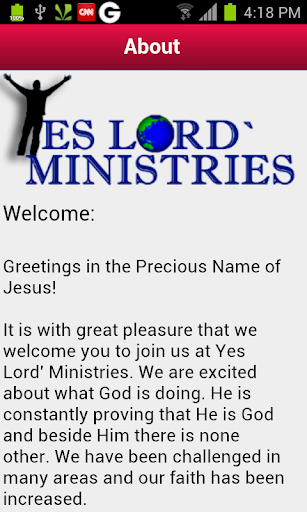 Yes Lord Ministries