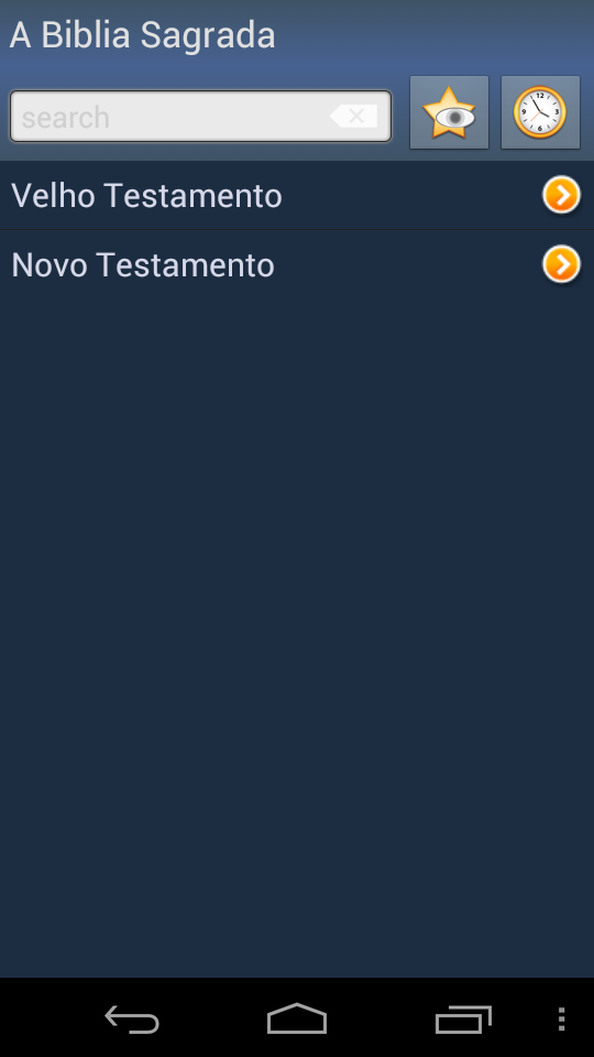 Android application Portuguese Holy Bible screenshort