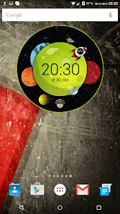 Download Planet Clock Zooper Widget APK for Android