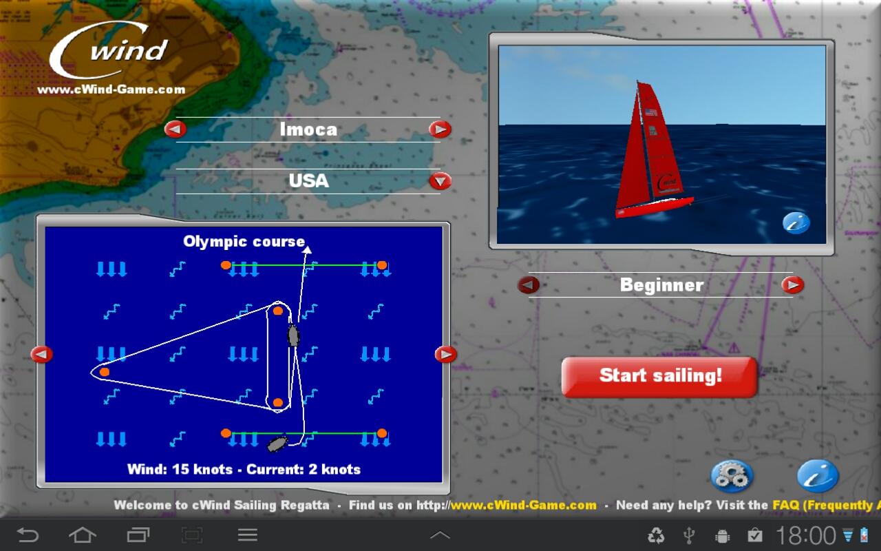 cWind Sailing Simulator Android