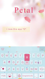 Petal Theme_Emoji Keyboard poster 2