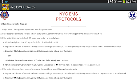 NYC EMS Protocols poster 10