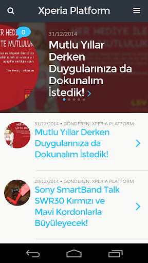 Xperia Platform Mobile App