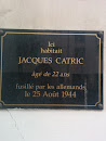 Plaque Commémorative Jacques Catric