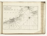 Kaart van de westkust van Bretagne, 1726