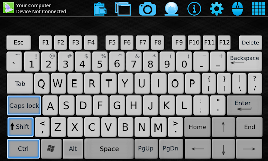 Wireless mouse keyboard screenshot