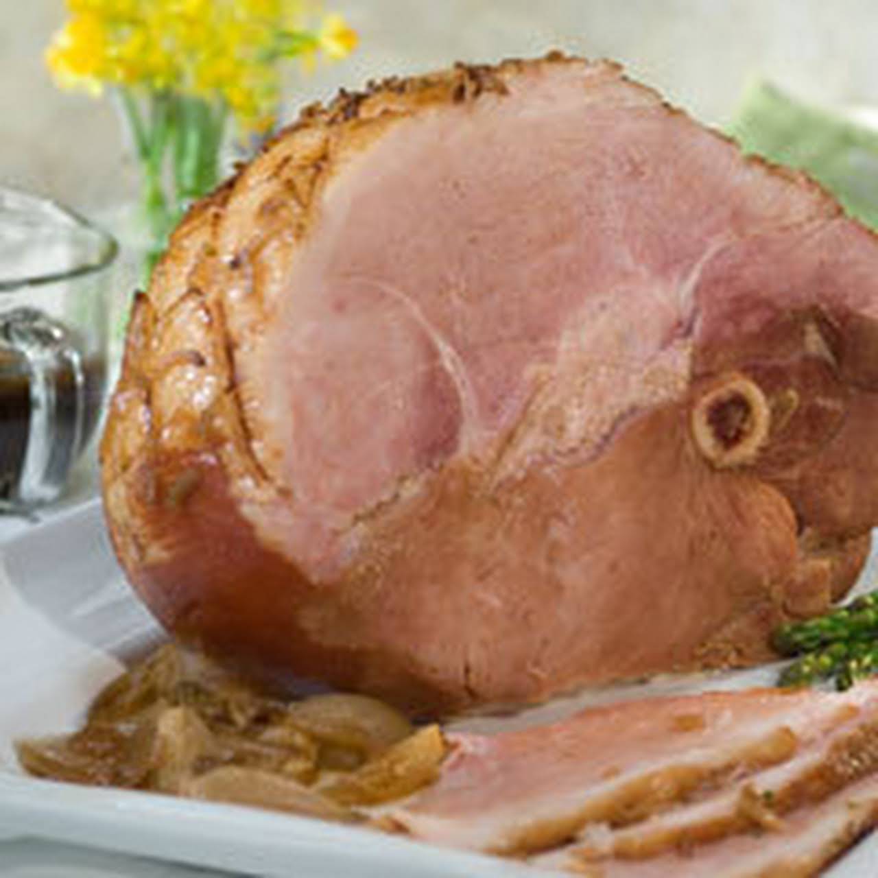 Onion-glaze Baked Ham-image