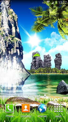 Tropical 3D Waterfall HD