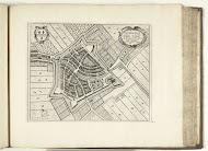 Plattegrond van Woerden, 1726