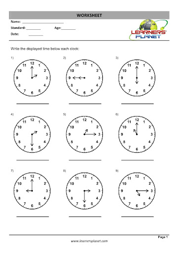 Grade-3-Maths-Telling Time-WB