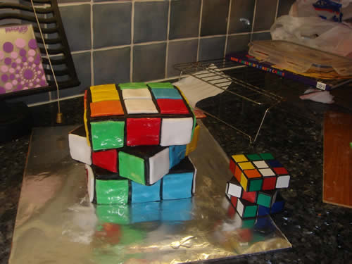 Ribiks's Cube Ccake
