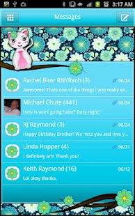 Lastest GO SMS - Minty Miss Priss APK for Android