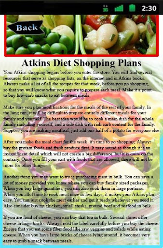 免費下載健康APP|Atkins Diet Shopping Plans app開箱文|APP開箱王