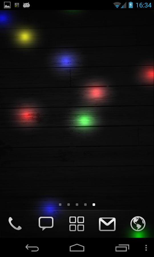 Flying Lights Live Wallpaper - screenshot