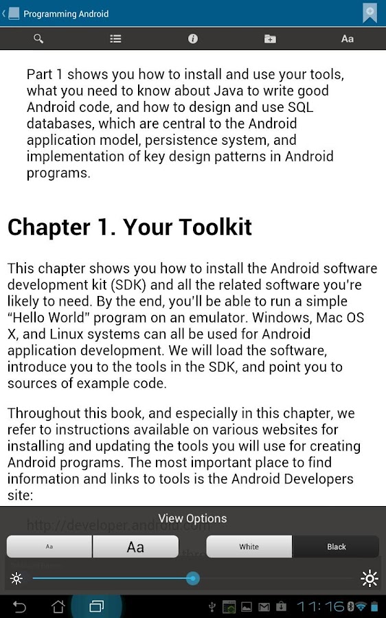 How to write code for android