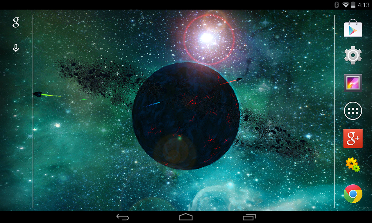 3D Planet Free Live Wallpaper Apl Android Di Google Play