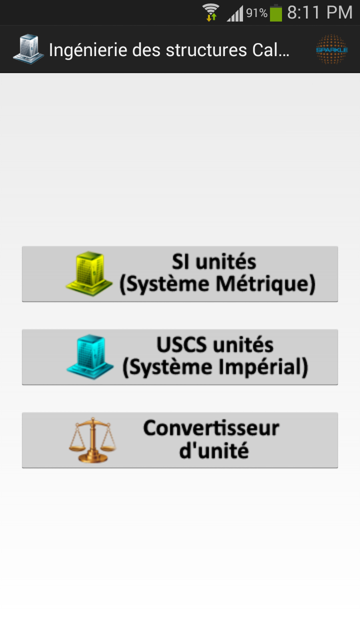 Android application Structural Engineering Calc. screenshort