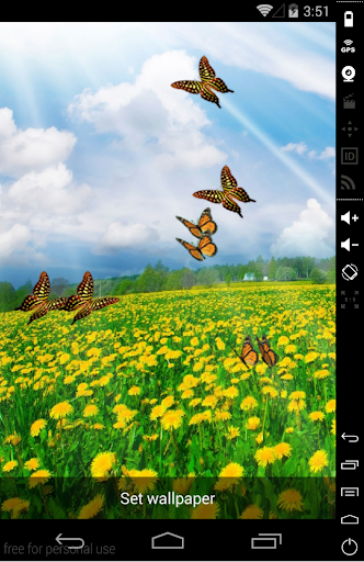 3D Butterfly LiveWallpaper