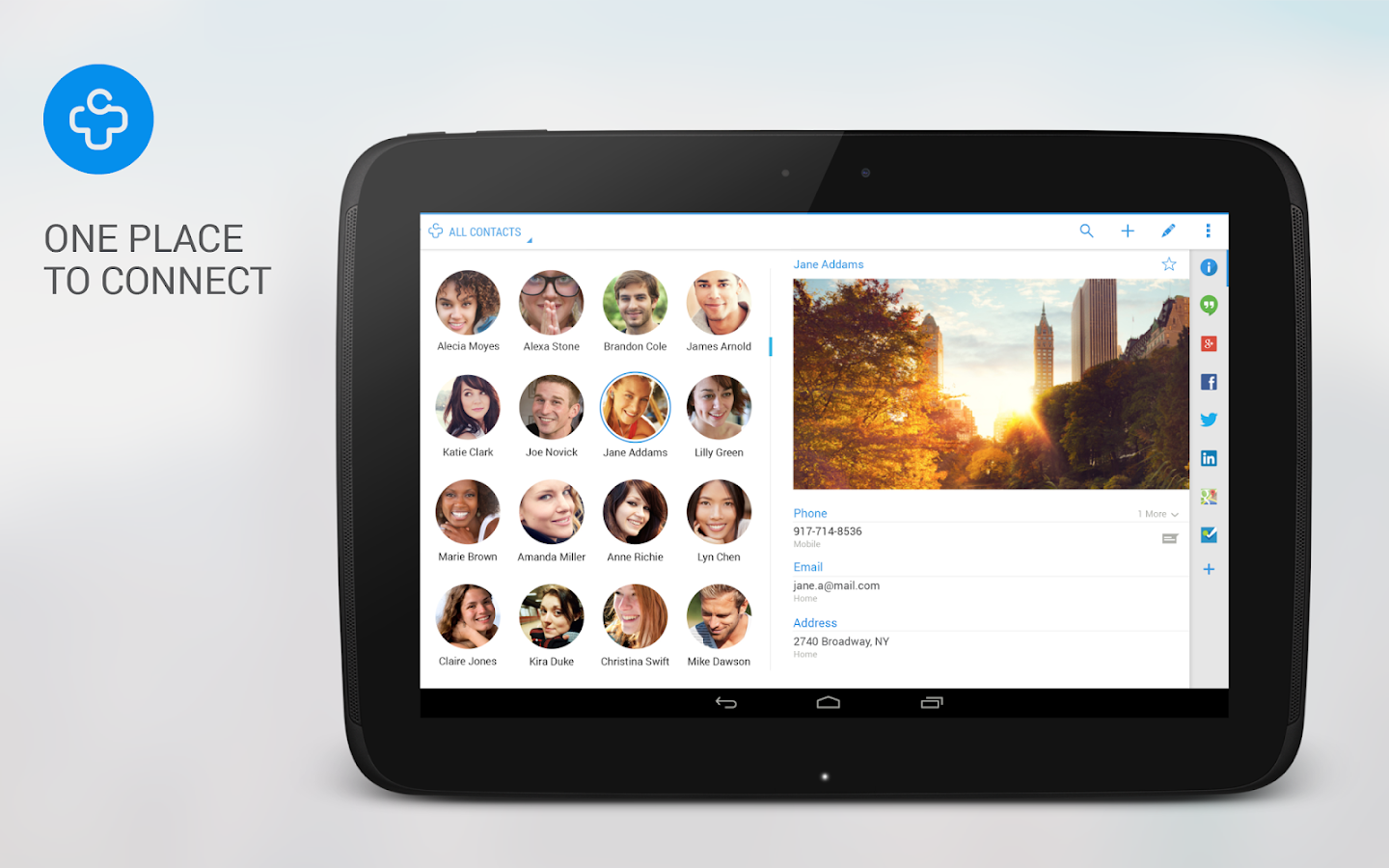 Contacts + - screenshot
