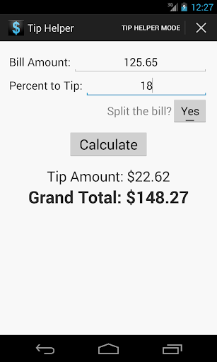 Tip Helper - Tip Calculator