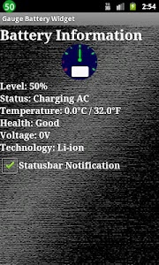 Gauge Battery Widget screenshot 3