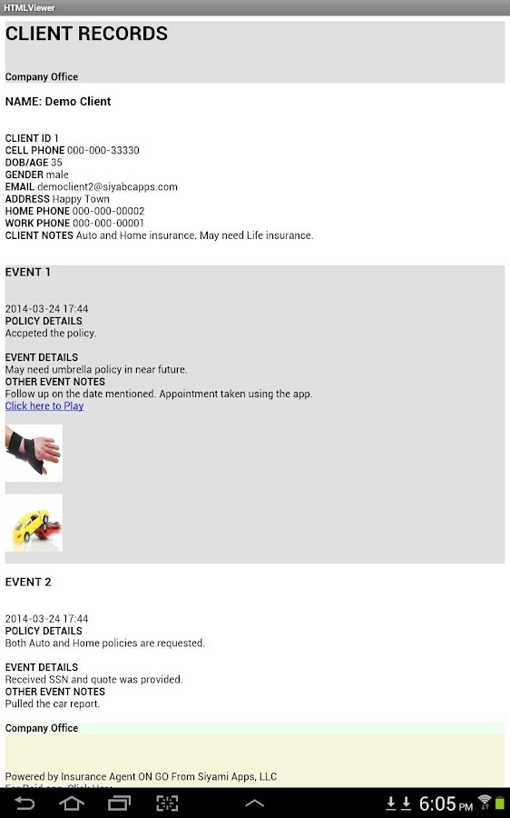 Insurance Agent ON GO - screenshot