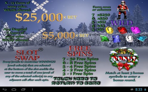 CHRISTMAS JEWELS Slot Machine Screenshots 2