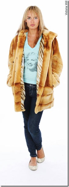 Masha Markova's fur coat stolen by Lindsay lohan
