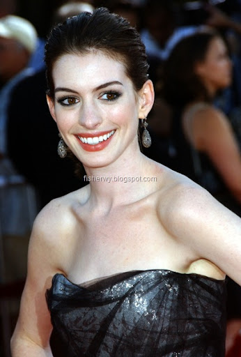 Photo of Anne Hathaway attending Get smart world premiere in westwood CA