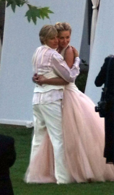 Ellen DeGeneres Portia de Rossi wedding photos