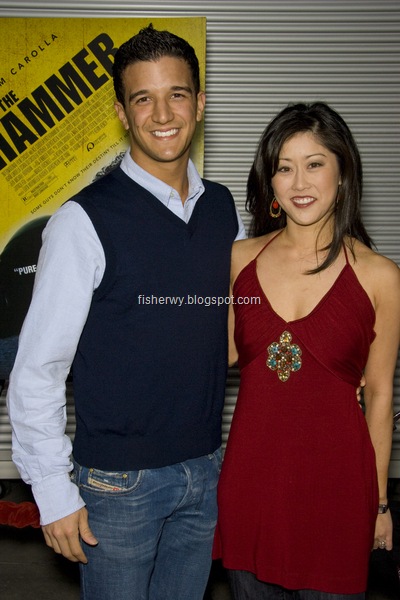 Mark Ballas and Kristi YamaguchiThe Hammer Los Angeles Premiere photo