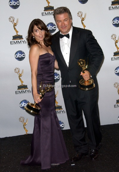 Alec Baldwin and Tina Fey 2008 Emmys Best Actor and Best Actress
