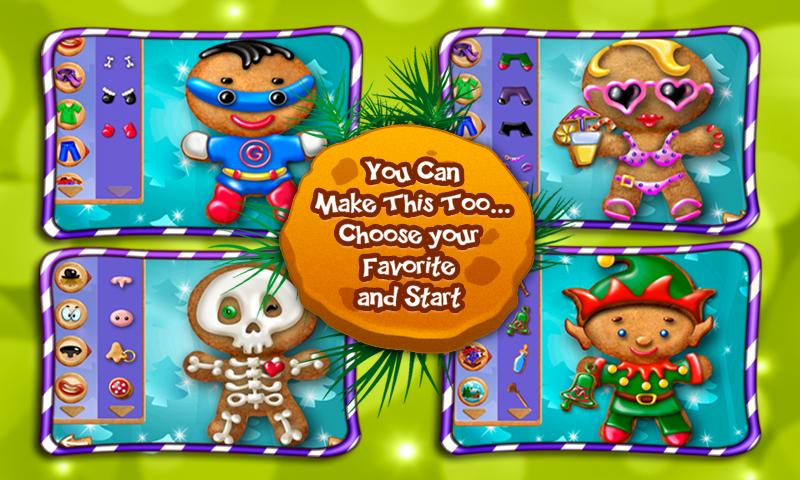Gingerbread Man Dress Up Mania Pro - Addictive Fun Maker Games for ...