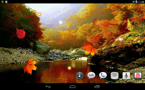 download Autumn Firefiles livewallpaper free